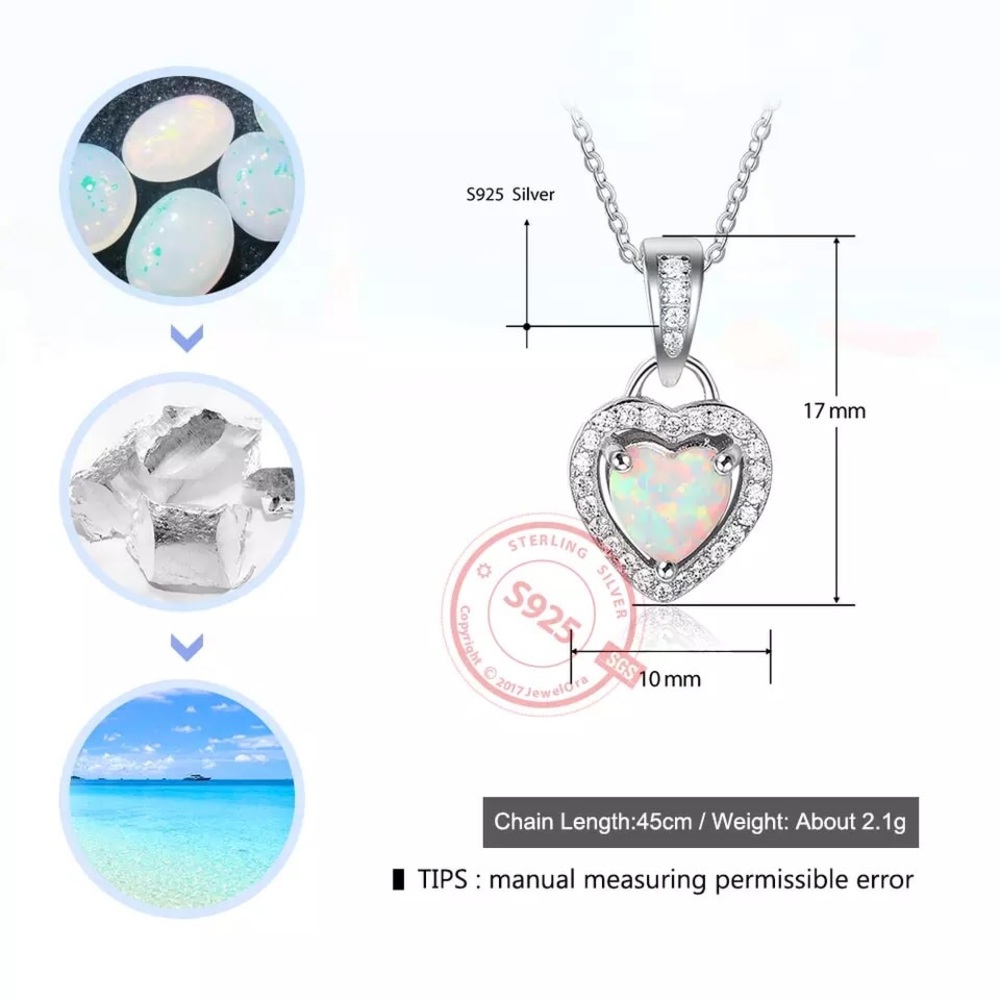 A New S925 Heart Necklace - Picture 2 of 5